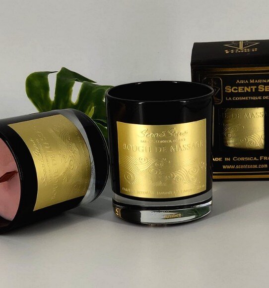 bougie de massage meche en bois les premiers en france scentseas createur senteur canistrelli