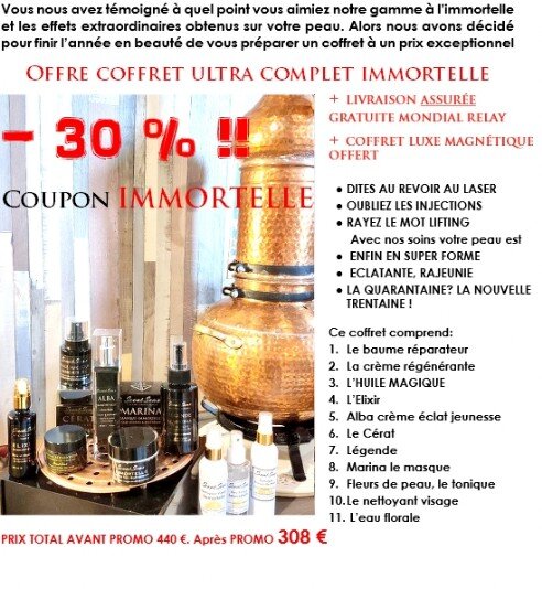 COFFRET COMPLET IMMORTELLE
